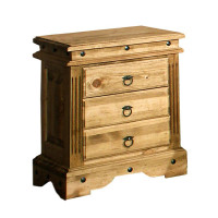 ТУМБА ПРИКРОВАТНАЯ «ВИКИНГ» 02 ИЗ МАССИВА СОСНЫ