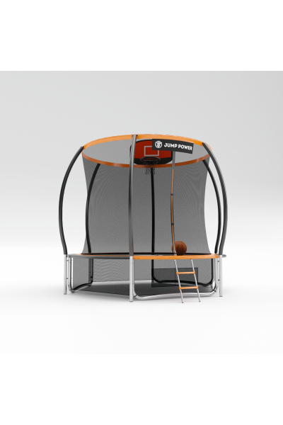 Батут Jump Power 8 ft Pro Inside Basket Orange