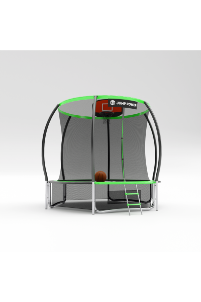 Батут Jump Power 8 ft Pro Inside Basket Green