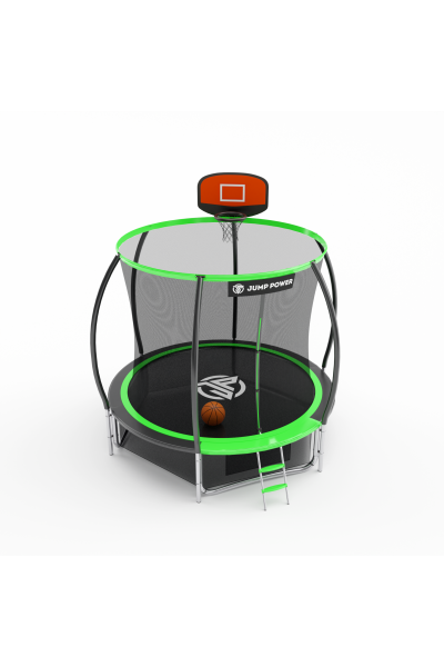 Батут Jump Power 8 ft Pro Inside Basket Green