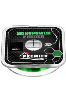 Леска Premier Fishing Monopower Feeder 0,16мм 100м Green Nylon PR-MF-G-016-100