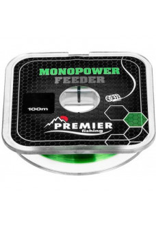 Леска Premier Fishing Monopower Feeder 0,16мм 100м Green Nylon PR-MF-G-016-100