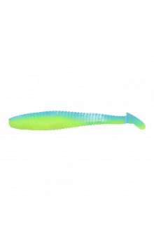 Виброхвост Yaman PRO Flatter Shad, р.4 inch, цвет #18 - Ice Chartreuse (уп. 5 шт.) YP-FS4-18