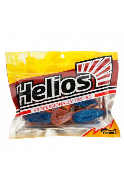 Лягушка Helios Crazy Frog 3,55/9,0 см, цвет Star Blue & Orange 4 шт HS-23-044