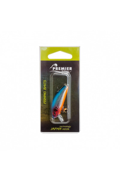 Воблер Premier Fishing Real Minnow, 44 мм, 3,8г, S (0,4-1,8м), цвет 004, PR-RM44-004