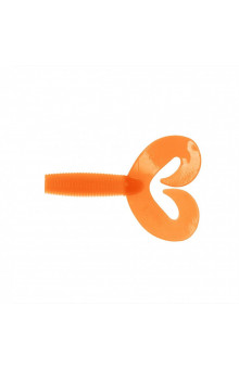 Твистер Helios Credo Double Tail 2,95"/7,5 см, цвет Orange 7 шт HS-12-024