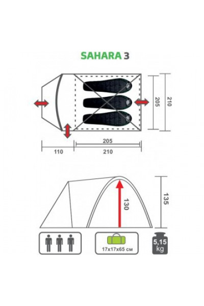 Палатка Premier Fishing Sahara-3
