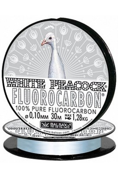 Леска Balsax White Peacock Fluorocarbon 30м 0,20