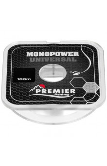 Леска Premier Fishing Monopower Universal 0,16мм 100м Clear Nylon PR-MU-T-016-100