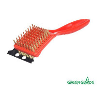 Щетка для чистки гриля + скребок Green Glade 9016
