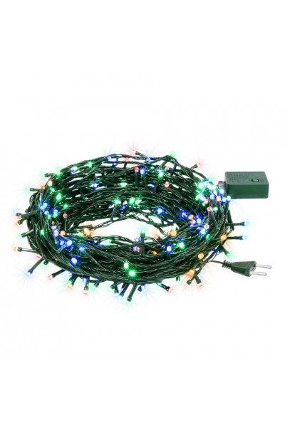 Светодиодная гирлянда для дома (мультиколор) Vegas Нить 100 LED, 10 м, 220V 55061