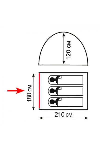 Палатка Totem Summer 3 (V2) TTT-028