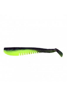 Виброхвост Yaman PRO Legend Minnow, р.3 inch, цв. 32 - Black Red Flake/Chartreuse, 6 шт  YP-LM3-32