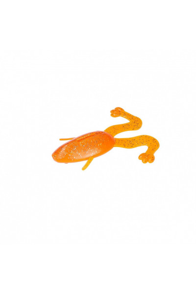 Лягушка Helios Crazy Frog 2,36/6,0 см, цвет Orange & Sparkles 10 шт HS-22-022