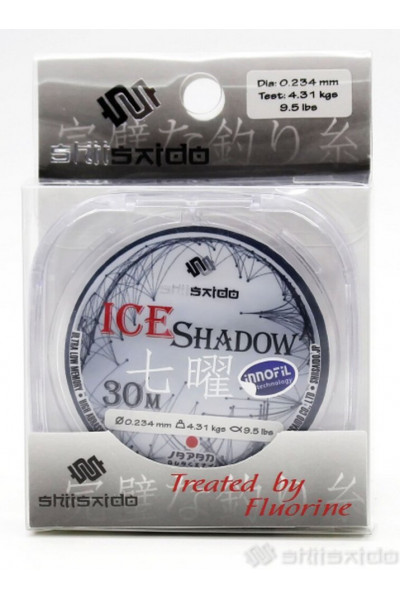 Леска Shii Saido Ice Shadow, 30 м, 0,203 мм, до 3,43 кг, прозрачная SMOIS30-0,203