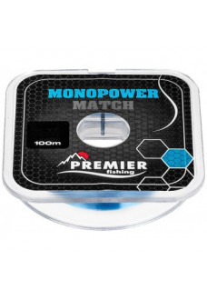 Леска Premier Fishing Monopower Match 0,18мм 100м Blue Nylon PR-MM-B-018-100