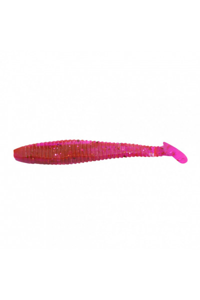 Виброхвост Yaman PRO Flatter Shad, р.4 inch, цвет #21 - Magic Violet (уп.5 шт) YP-FS4-21