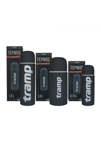 Термос Tramp Soft Touch 1 л серый TRC-109