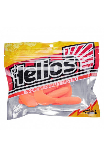 Твистер Helios Credo 3,35/8,5 см, цвет Orange 7 шт HS-11-024