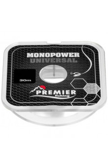 Леска Premier Fishing Monopower Universal 0,10мм 30м Clear Nylon PR-MU-T-010-30