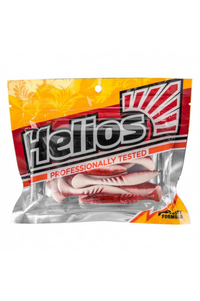 Виброхвост Helios Slash 2,64/6,7 см, цвет Red & White 10 шт HS-19-003