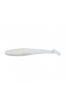 Виброхвост Yaman PRO Flatter Shad, р.3 inch, цвет #01 - White (уп. 6 шт.) YP-FS3-01