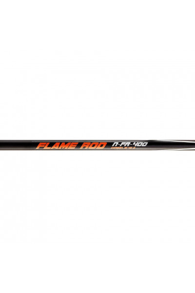 Удилище маховое Nisus Flame Rod carbon 4м (15-40г) без колец N-FR-400