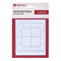 Протекторы защитные Vortex из фетра 22х22 мм, 30х30 мм, 110х130 мм 26002
