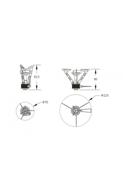 Газовая горелка Tramp TRG-042