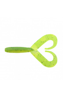 Твистер Yaman PRO Loop-Two, р.4 inch, цвет  #10 - Green pepper (уп.5 шт) YP-LT4-10