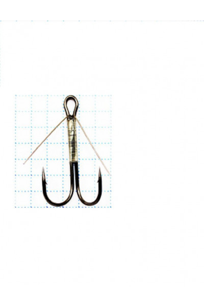 Крючок Koi Weedless Double Hook № 2 , BN, двойник незацепляйка (5 шт.) KH2325-2BN