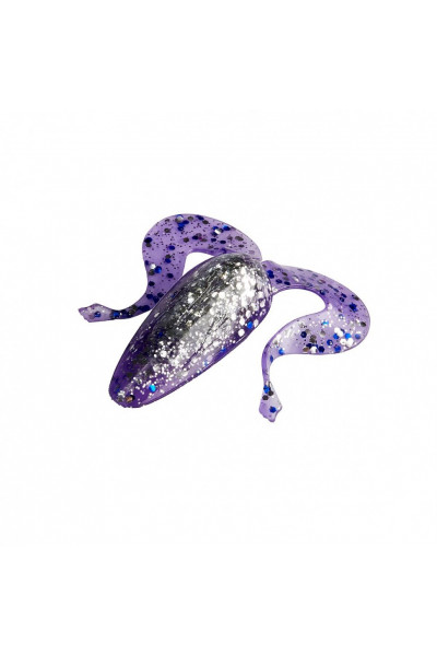 Лягушка Helios Frog 2,56/6,5 см, цвет Silver Sparkles & Fio 7 шт HS-21-036