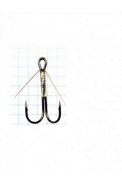 Крючок Koi Weedless Double Hook № 6 , BN, двойник незацепляйка (5 шт.) KH2325-6BN