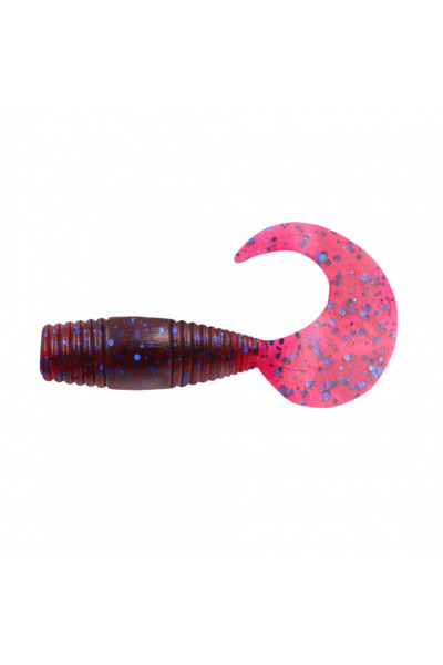 Твистер Yaman PRO Spry Tail, р.3 inch, цвет #04 - Grape (уп.8 шт) YP-ST3-04