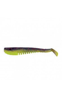 Виброхвост Yaman PRO Legend Minnow, р.4 inch, цвет #26 - Violet Chartreuse (уп. 5 шт.) YP-LM4-26