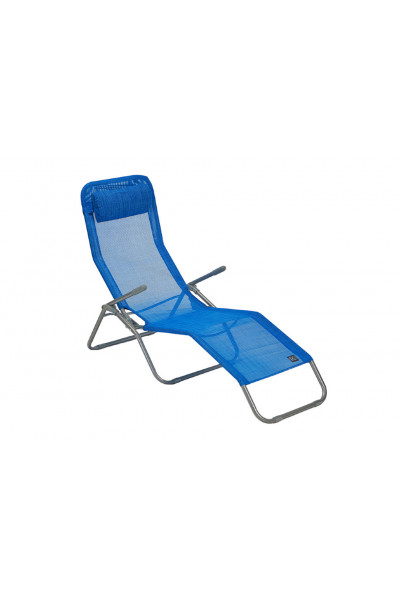 Шезлонг GoGarden Comfy Plus 50316 синий меланж