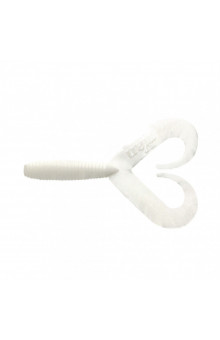 Твистер Yaman PRO Loop-Two, р.2 inch, цвет  #01 - White (уп.10 шт) YP-LT2-01