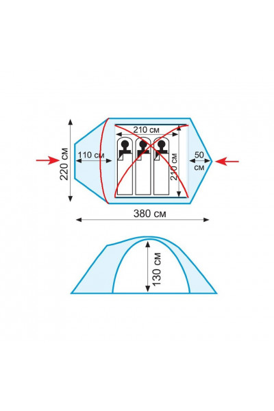 Палатка Tramp Mountain 3 V2