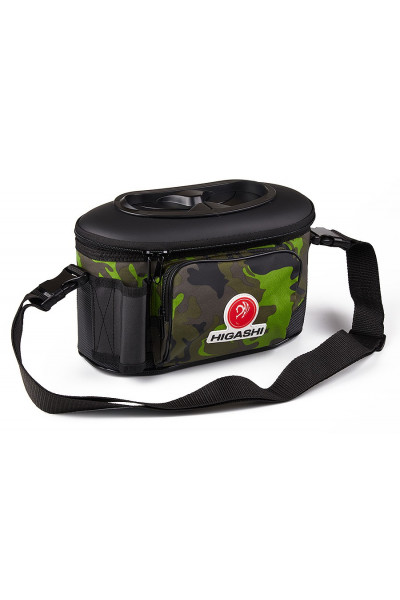 Кан рыболовный Higashi Live bait box 4,5 л Green Camo