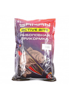 Прикормка Yaman Active Bite Плотва (карамель), цв. коричневый, 900 г Y-AB-10