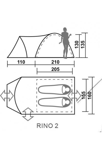 Палатка Canadian Camper Rino 2