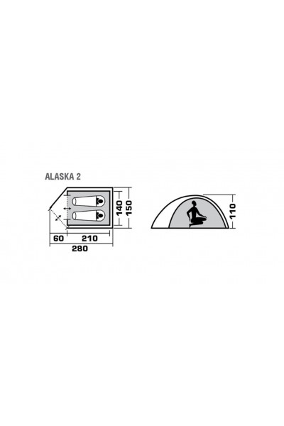 Палатка Jungle Camp Alaska 2 (70857)