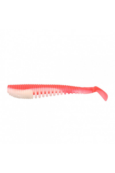 Виброхвост Yaman PRO Legend Minnow, р.3 inch, цвет #27 - Red White (уп. 6 шт.) YP-LM3-27