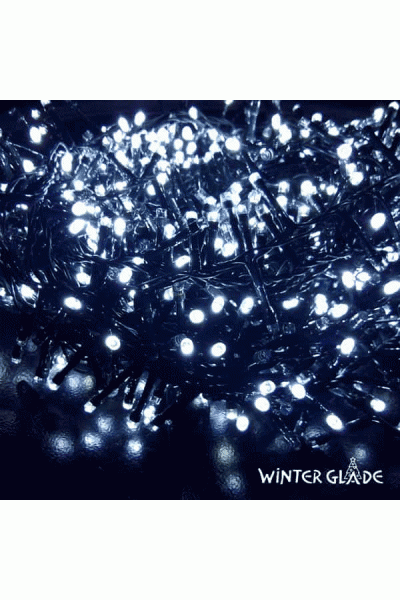 Светодиодная гирлянда (холодный бел. свет) Winter Glade CC370 для улицы и дома 740 см