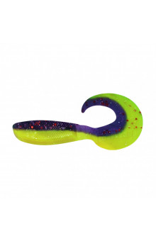 Твистер Yaman PRO Mermaid Tail, р.3 inch, цвет #26 - Violet Chartreuse (уп. 10 шт.) YP-MT3-26