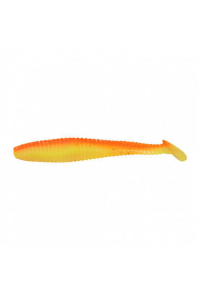 Виброхвост Yaman PRO Flatter Shad, р.3 inch, цвет #25 - Sunshine (уп. 6 шт.) YP-FS3-25