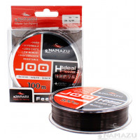 Леска Namazu Joo, 100 м, 0,2 мм, до 3,75 кг, черная NJ100-0,2