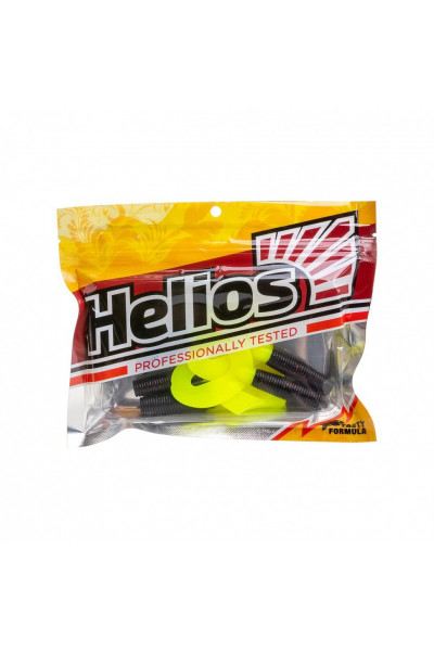 Твистер Helios Credo Double Tail 3,54/9 см, цвет Dark Star LT 5 шт HS-28-053