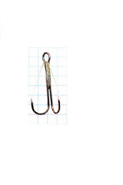 Крючок Koi Weedless Double Hook № 4 , BN, двойник незацепляйка (5 шт.) KH2325-4BN