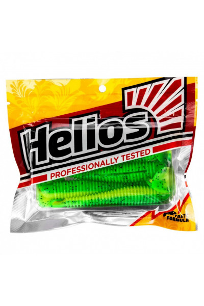 Виброхвост Helios Catcher 3,55/9 см, цвет Green Lime 5 шт HS-2-010